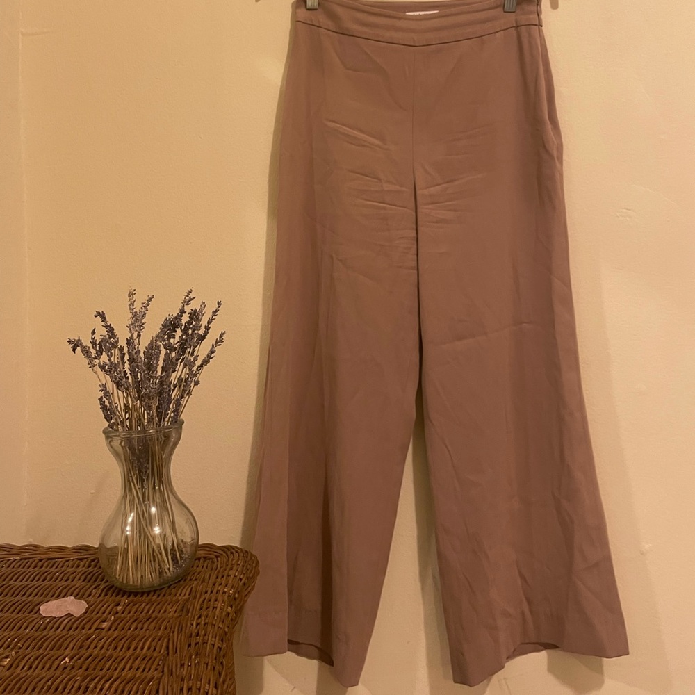 Babaton Wide Leg Cropped Lincoln Trouser - size 8